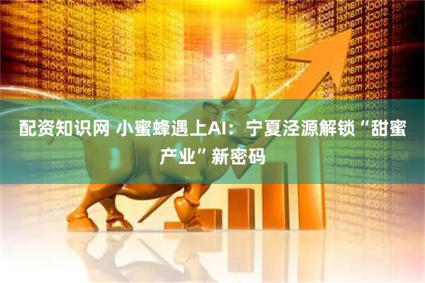 配资知识网 小蜜蜂遇上AI：宁夏泾源解锁“甜蜜产业”新密码
