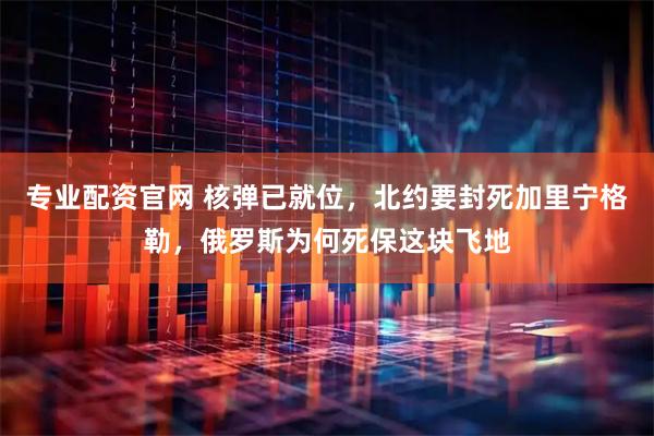 专业配资官网 核弹已就位，北约要封死加里宁格勒，俄罗斯为何死保这块飞地
